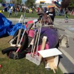 Imagem de materiais reciclados.